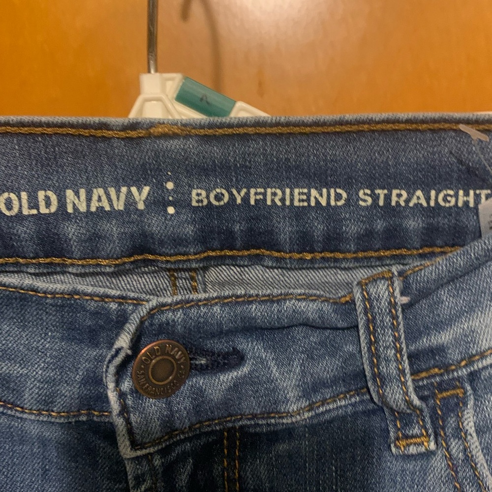 Old Navy Size 10R Boyfriend Straight Medium Denim Jeans - Picture 2 of 6